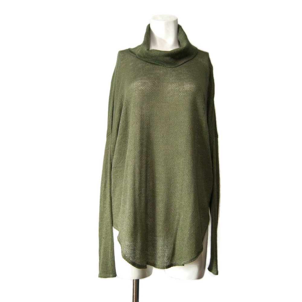 Aritzia The Group Babaton Turtleneck Sweater Size Large Sheer